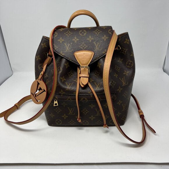 🤩😍🌟 SUPER CONDITION*AUTHENTIC Louis Vuitton Montsouris PM Backpack Monogram‼️ - Picture 3 of 16